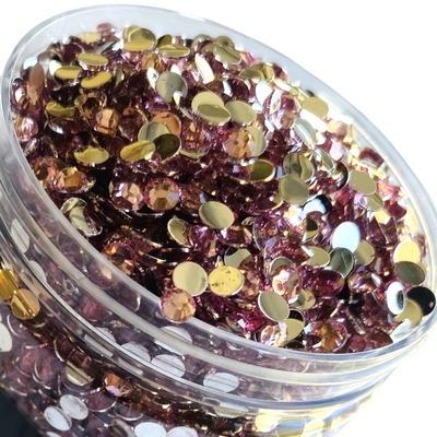 RESIN RHINESTONES 6mm